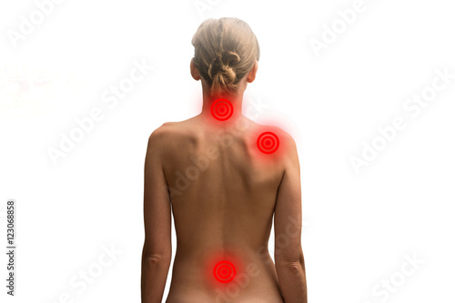 Nackenschmerzen, Schulterschmerzen und Rückenschmerzen als Symptome einer Skoliose