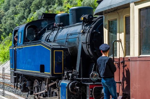 Train à vapeur à Anduze.