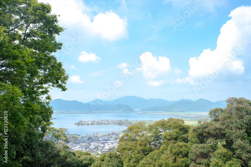 滋賀, 西の湖周辺の風景