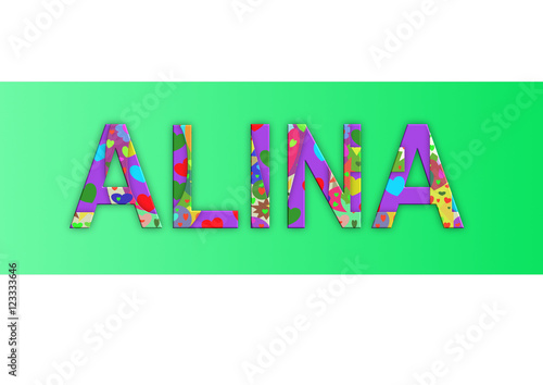 Vorname Alina, Grafik 