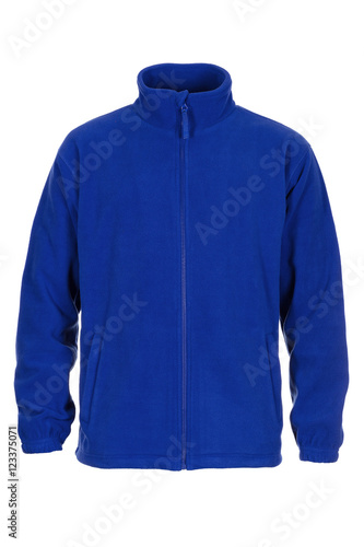 Blue sweatshirt fleece