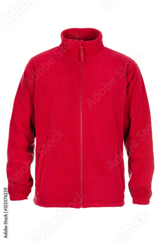 Red sweatshirt fleece