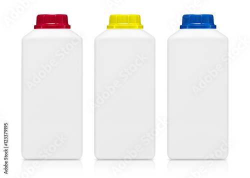 three milk bottlle