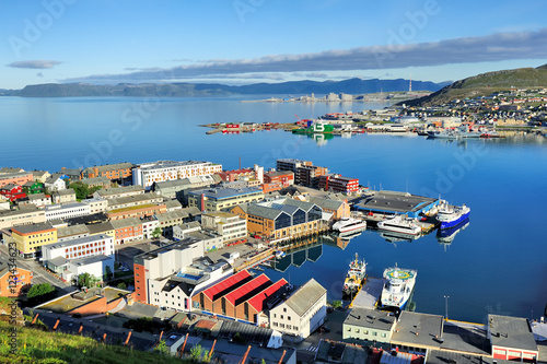 view of Hammerfest City, Norway