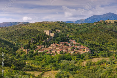 Castelnou - old village Castelnou in France