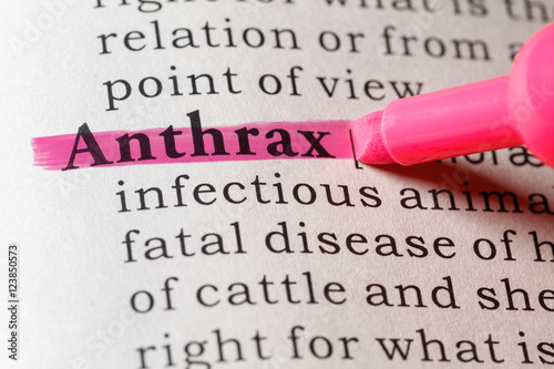 Dictionary definition of anthrax