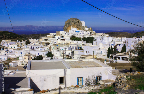 A view of Amorgos town