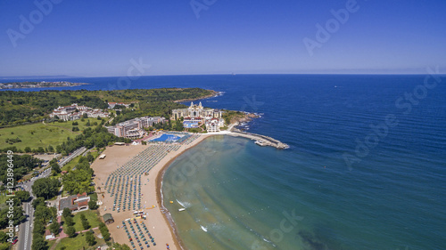 Aerial view of Dyuni resort, Black sea, Bulgaria