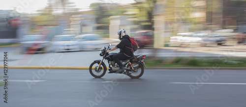 barrido - motocicleta