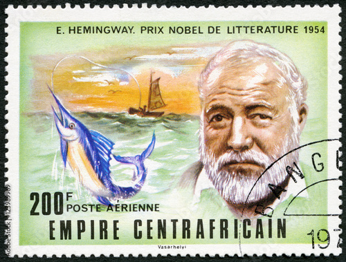 CAR - 1977: shows Ernest Hemingway (1899-1961)