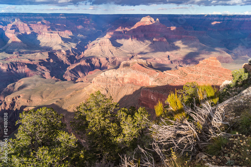 An amazing view of the Grand canyon (south rim) Arizona, USA.