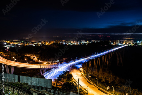 Viadotto Bisantis by night - Catanzaro