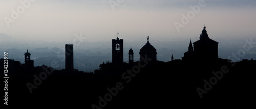 Skyline di Bergamo, Città Alta all'alba