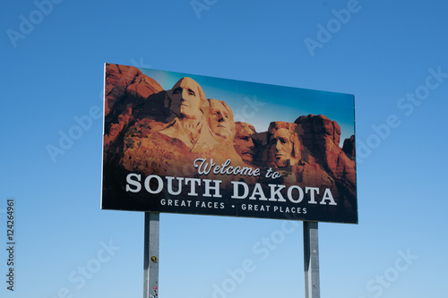 Welcome to South Dakota sign