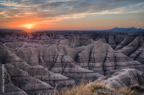 Badlands South Dakota Sunset