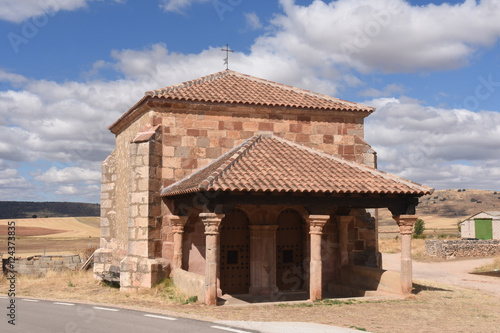 Romanesque chapel of La Soledad, Palazuelos in Guadalajara province, Spain