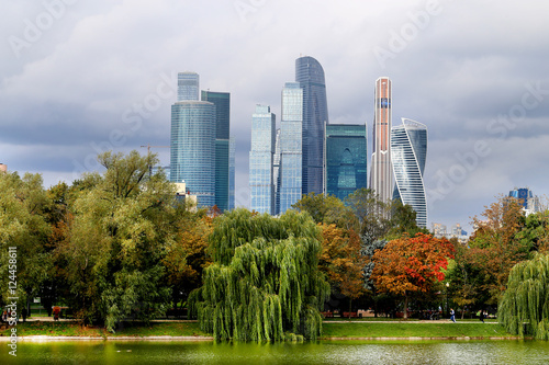 Beautiful buildings skyscraper