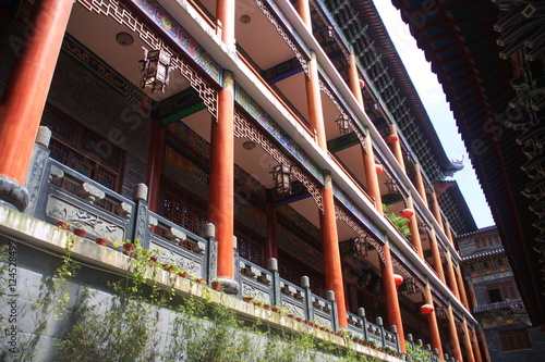 balustrade au temple de Dapeng