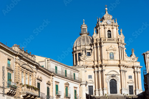 The baroque cathedral in Ragusa Ibla, Sicily