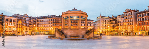 Panorama of Pamplona Market Square