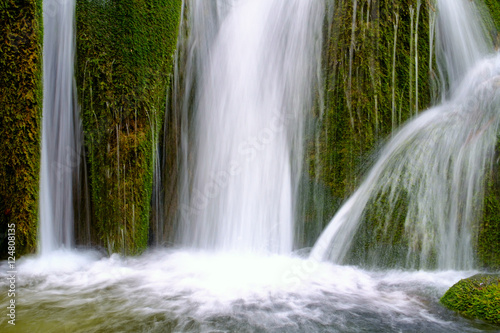 Beautiful waterfall at Plitvice National Park