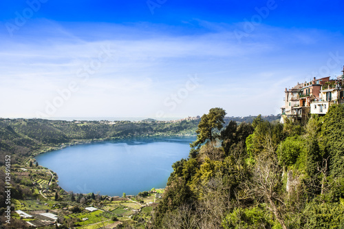 Volcanic lake of Nemi