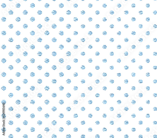 Pattern in blue polka dot