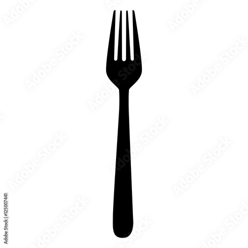 fork cutlery icon image vector illustration design 