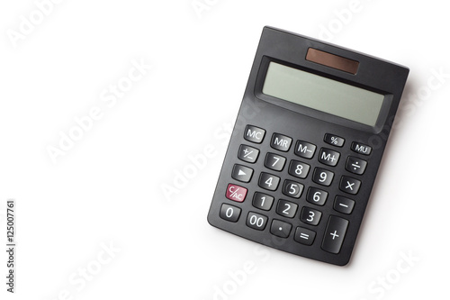 calculator on white background