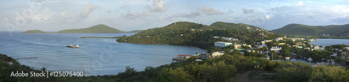 Isla Culebra panoramic scenic view