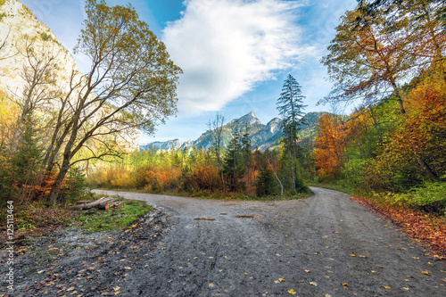 Herbst am Leopold Steiner See, Erzberg, Steiermark, Österreich