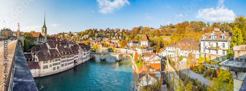 Panorama der Stadt Bern, Schweiz