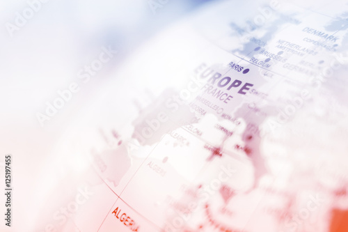 Europe map background