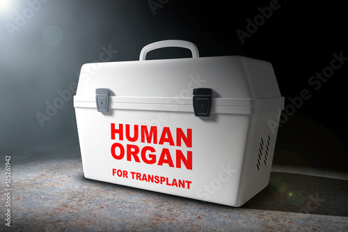 Fridge Box for transporting Human Donor Organs in the volumetric