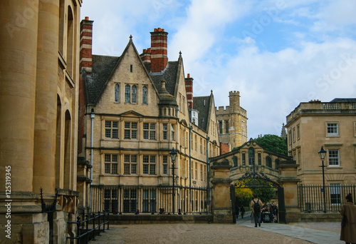 Old architecture in Oxford, UK