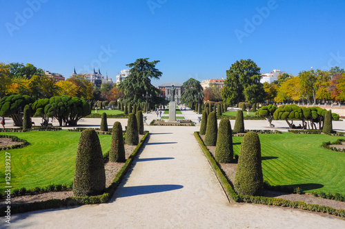 Parterre del Parque del Retiro, Madrid