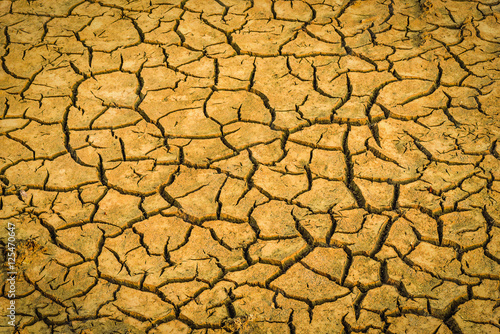 Background of dry cracked soil dirt or earth during drought