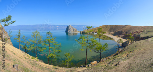 Lake Baikal - Shaman's Rock on Olkhon Island 