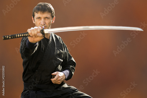 ninja with sword
