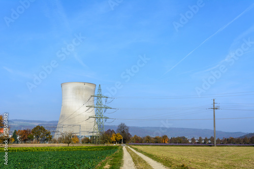 Atomkraftwerk für Energie in Kernkraftwerk