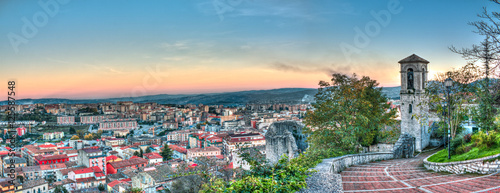 landscape with bell tower in Campobasso