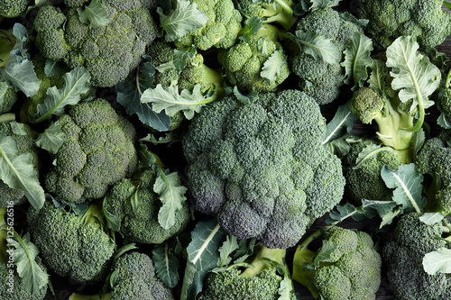 Fresh broccoli background