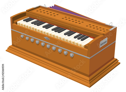 Vector of harmonium.