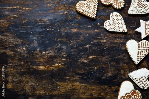 Christmas biscuits, gingerbread