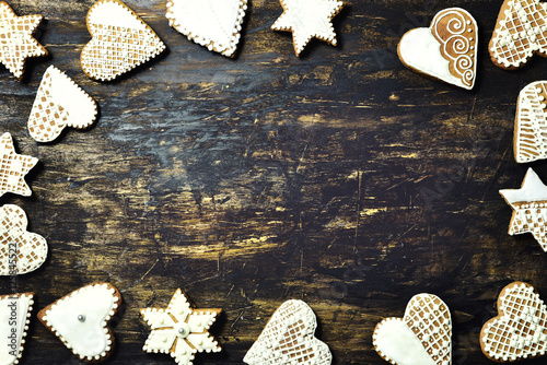 Christmas biscuits, gingerbread