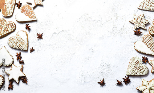 Christmas biscuits, gingerbread