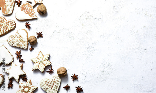 Christmas biscuits, gingerbread