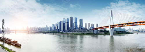 China 's Chongqing city skyline