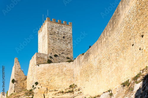 Tower of the Castello di Lombardia in Enna, Sicily