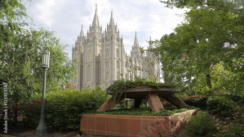 Templo, Temple Square, Iglesia de Jesucristo de los santos de últimos días, Mormones, Salt Lake City, Utah,USA